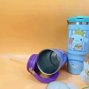 Sanrio Characters Flip Straw Bottle (30 oz) - Bear Hugs