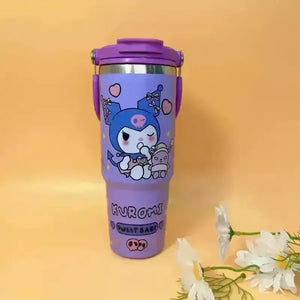 Sanrio Characters Flip Straw Bottle (30 oz) - Bear Hugs