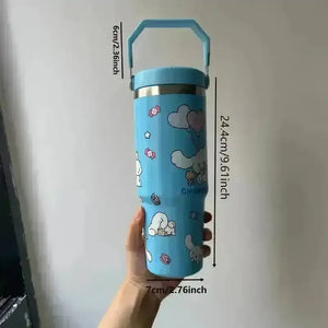 Sanrio Characters Flip Straw Bottle (30 oz) - Bear Hugs