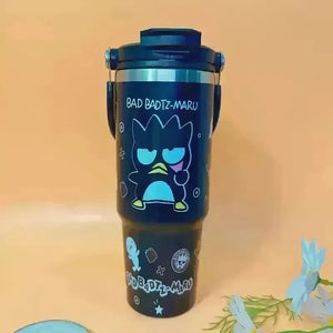Sanrio Characters Flip Straw Bottle (30 oz) - Bear Hugs