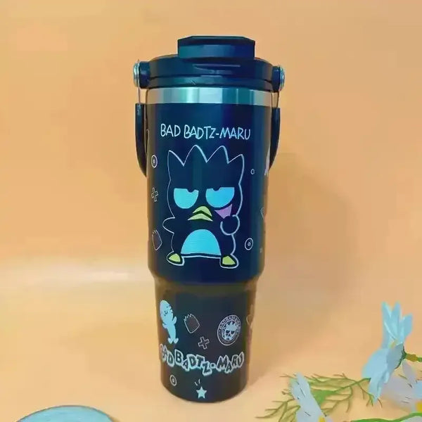 Sanrio Characters Flip Straw Bottle (30 oz) - Bear Hugs