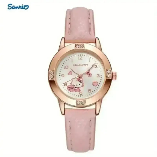 Sanrio Characters Rose Gold Diamond Watch - Bear Hugs
