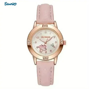 Sanrio Characters Rose Gold Diamond Watch - Bear Hugs