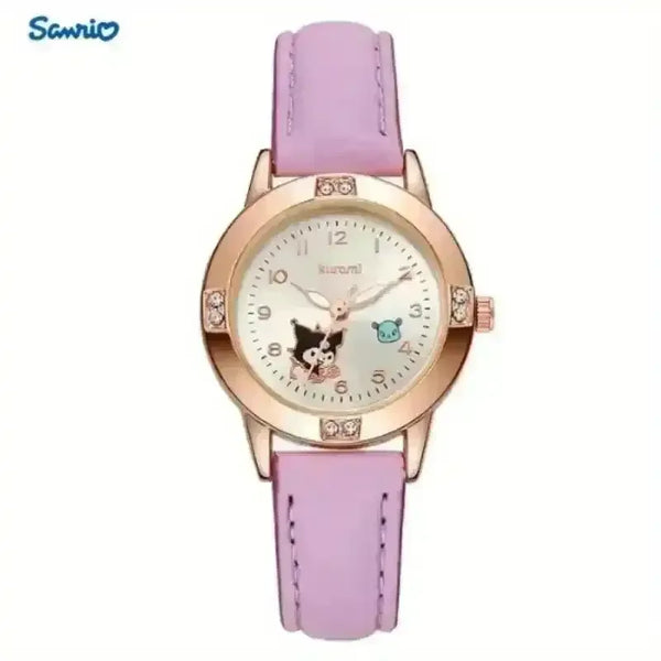 Sanrio Characters Rose Gold Diamond Watch - Bear Hugs