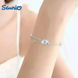 Sanrio Cinnamoroll Moonstone Bracelet - Bear Hugs