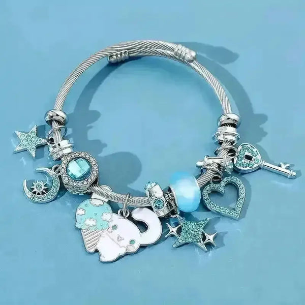 Sanrio Cinnamoroll Multi Charm Bracelet - Bear Hugs