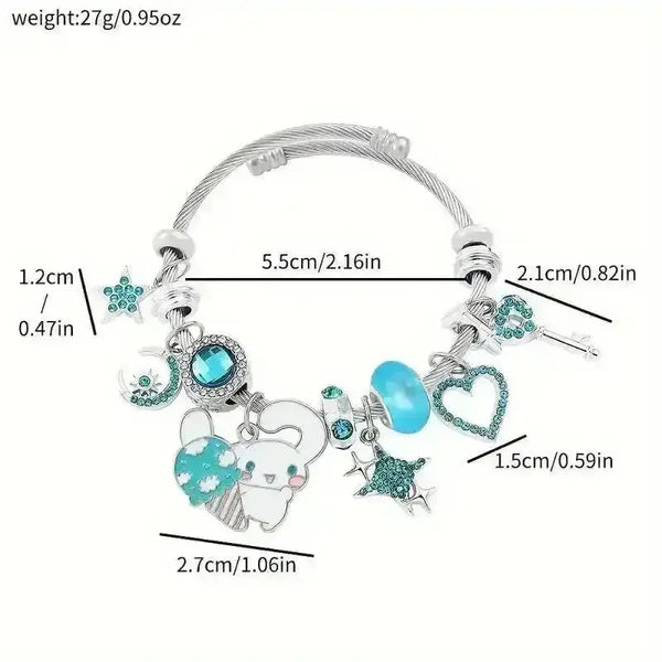 Sanrio Cinnamoroll Multi Charm Bracelet - Bear Hugs