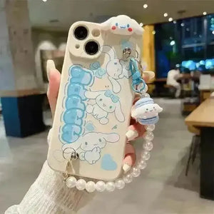 Sanrio Cinnamoroll Pochacco Beaded Case (For iPhones) - Bear Hugs