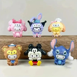 Sanrio Cosplay Ornament Figurines (Set of 6) - Bear Hugs