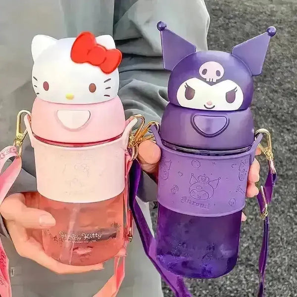 Sanrio Cute Face BPA-Free Bottle (600 ml) - Bear Hugs