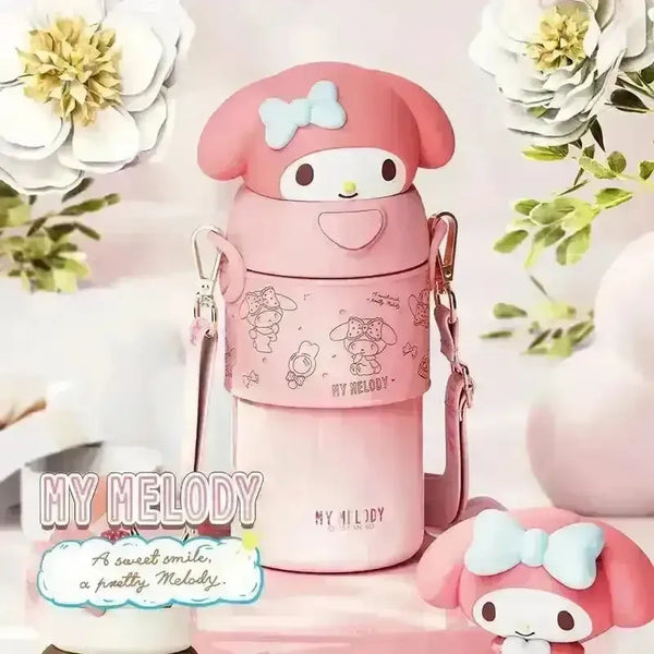 Sanrio Cute Face Insulated Bottle (560 ml) - Bear Hugs