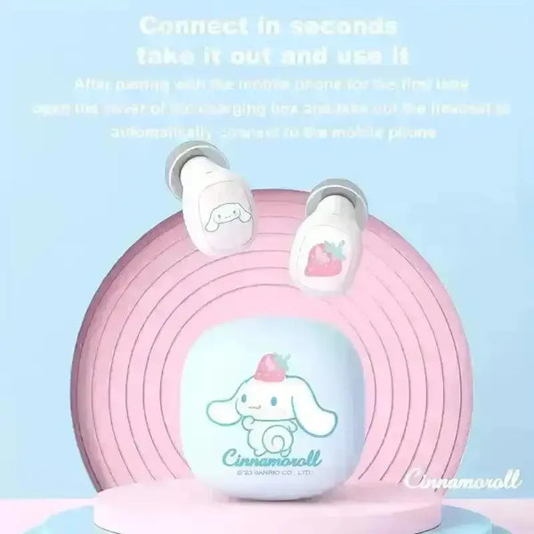 Sanrio Cute Fruit Series Noise Cancellation Earphones - Bear Hugs