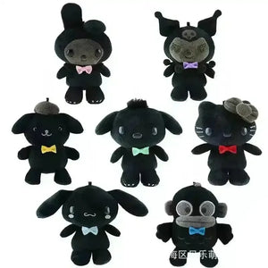 Sanrio Dark Edition Plush Keychain - Bear Hugs