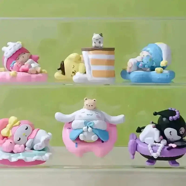 Sanrio Enron Sleep Mini Figurines (6 pcs) - Bear Hugs