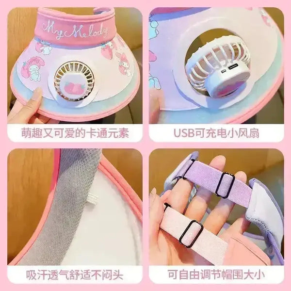 Sanrio Fan Boost Sun Hat - Bear Hugs