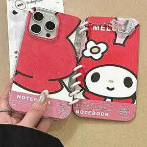 Sanrio Flip Book Folding Case (For iPhones) - Bear Hugs