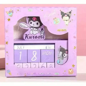 Sanrio Good Time Wooden Countdown Desk Calendar - Bear Hugs