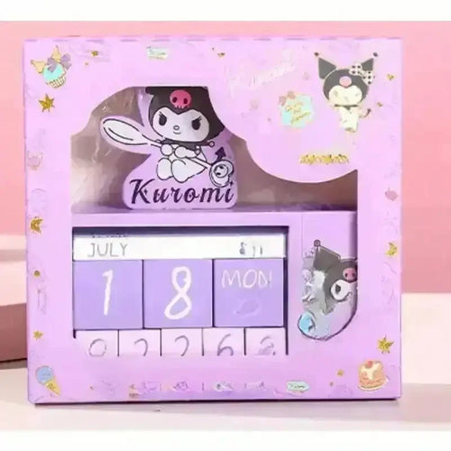 Sanrio Good Time Wooden Countdown Desk Calendar - Bear Hugs