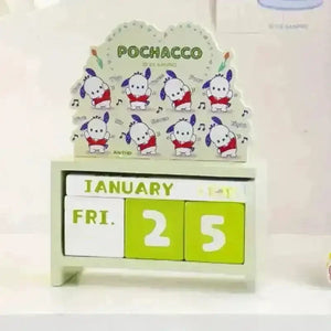 Sanrio Good Time Wooden Countdown Desk Calendar - Bear Hugs