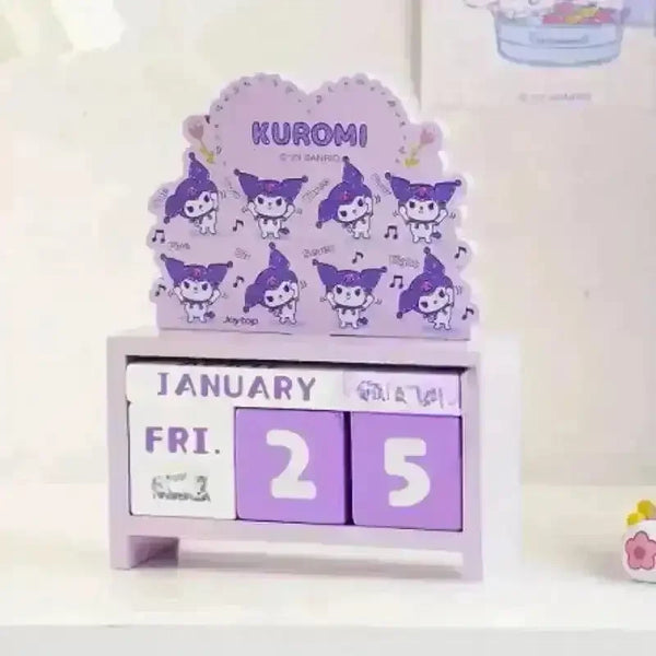 Sanrio Good Time Wooden Countdown Desk Calendar - Bear Hugs