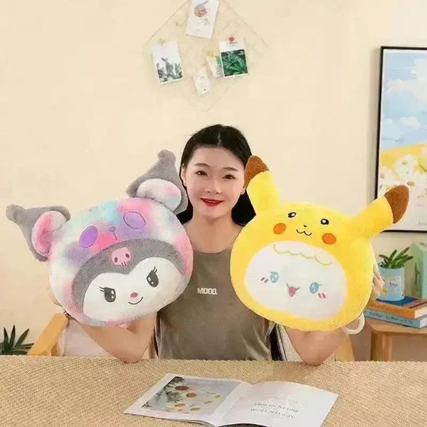 Sanrio Hand Warmer Plush Pillow (30 cm) - Bear Hugs