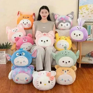Sanrio Hand Warmer Plush Pillow (30 cm) - Bear Hugs
