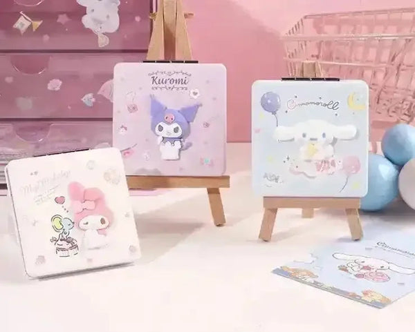 Sanrio Handheld Folding Mirror - Bear Hugs