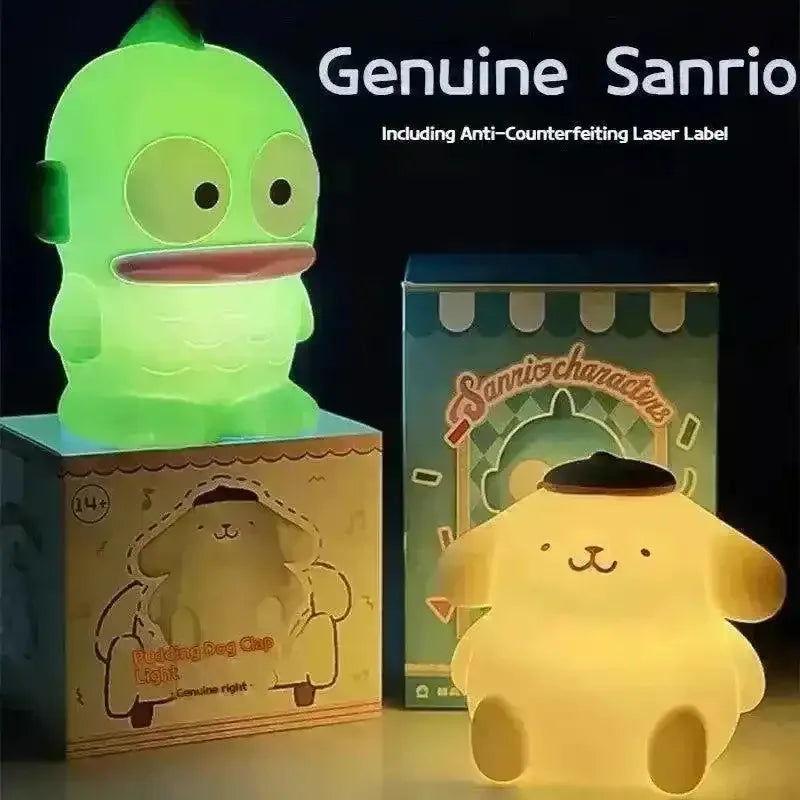 Sanrio Hangyodong and Purin Pat Night Lamp - Bear Hugs