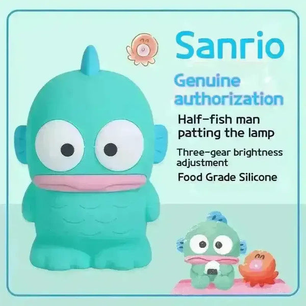 Sanrio Hangyodong and Purin Pat Night Lamp - Bear Hugs