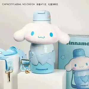 Sanrio Heart and Face Series Insulated Bottle (650 ml) - Bear Hugs
