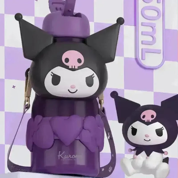 Sanrio Heart and Face Series Insulated Bottle (650 ml) - Bear Hugs