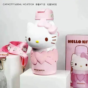 Sanrio Heart and Face Series Insulated Bottle (650 ml) - Bear Hugs