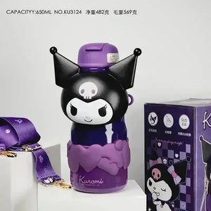 Sanrio Heart and Face Series Insulated Bottle (650 ml) - Bear Hugs