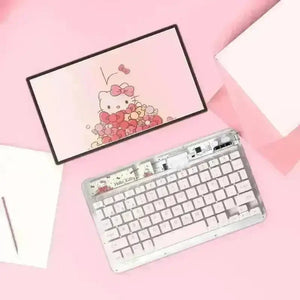 Sanrio Hello Kitty Ambidextrous Mouse and Wireless Keyboard - Bear Hugs