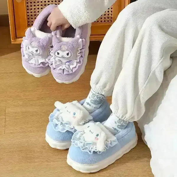 Sanrio Hello Kitty & Friends Warm Plush Shoes - Bear Hugs