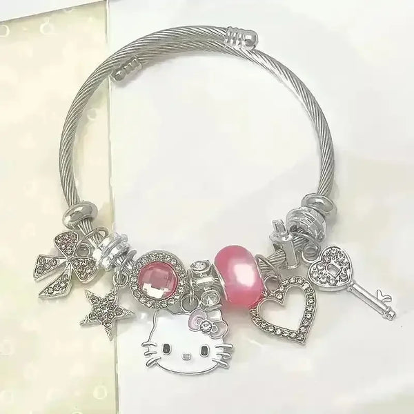 Sanrio Hello Kitty Charm Bracelet - Bear Hugs