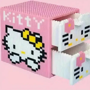 Sanrio Hello Kitty Drawers Building Block Set - Bear Hugs