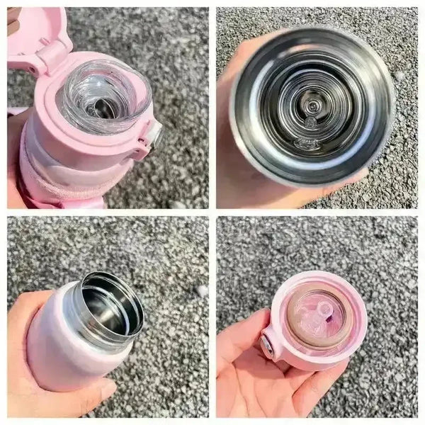 Sanrio Hello Kitty Kuromi Covered Insulated Bottle (500 ml) - Bear Hugs