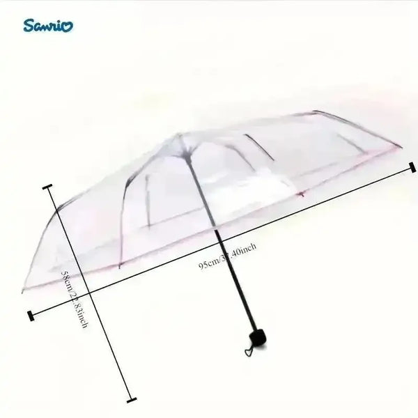 Sanrio Hello Kitty Kuromi Transparent Umbrella - Bear Hugs