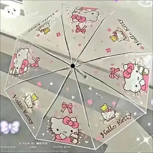Sanrio Hello Kitty Kuromi Transparent Umbrella - Bear Hugs
