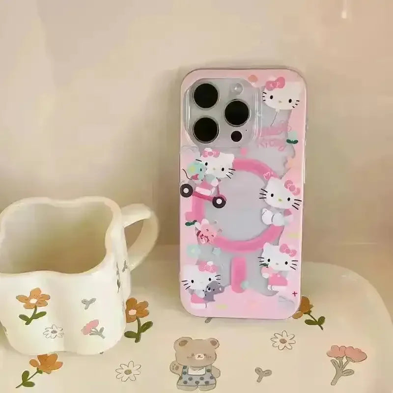 Sanrio Hello Kitty MagSafe Hard Case (For iPhones) - Bear Hugs