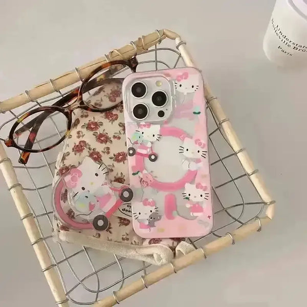 Sanrio Hello Kitty MagSafe Hard Case (For iPhones) - Bear Hugs