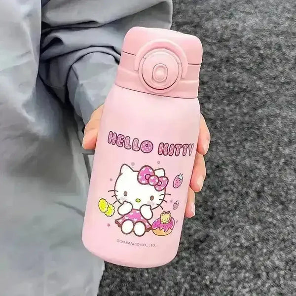 Sanrio Hello Kitty Plush Cover Insulated Bottle (600 ml) - Bear Hugs