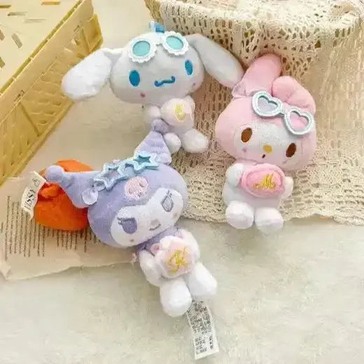 Sanrio Holiday Plushie and Keychain - Bear Hugs