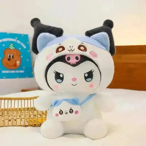 Sanrio Hooded Kuromi Bag Plushie - Bear Hugs