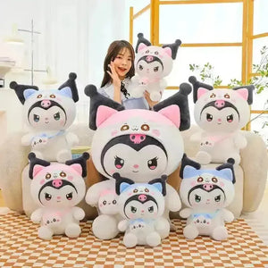 Sanrio Hooded Kuromi Bag Plushie - Bear Hugs