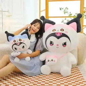 Sanrio Hooded Kuromi Bag Plushie - Bear Hugs