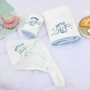 Sanrio Kawaii 3-Piece Soft Bath Set - Bear Hugs