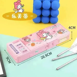 Sanrio Kawaii Multifunctional Stationery Box - Bear Hugs