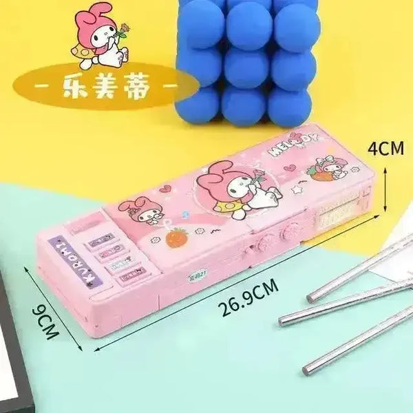 Sanrio Kawaii Multifunctional Stationery Box - Bear Hugs